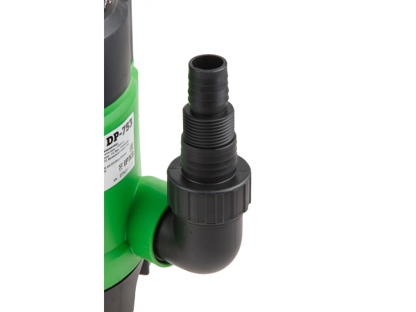 Насос погружной для загрязненной воды ECO DP-753, 750Вт (750 Вт, 13000 л/ч, 9 м)