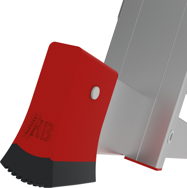 Передвижная профессиональная складная лестница-стремянка с площадкой NV354 Новая высота 3540108