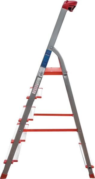 Стремянка профессиональная алюминиевая 5 ступеней 130 мм органайзер NV3118 Новая высота 3118105