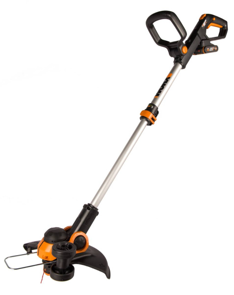 Триммер аккумуляторный WORX WG163E.2 20В, 30 см, 2Ач х 1, ЗУ