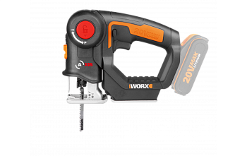 Лобзик-сабельная пила аккумуляторный WORX Axis WX550.9, 20В, без АКБ и ЗУ