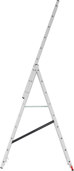 Лестница алюминиевая трехсекционная 3х9 ступеней NV223 Новая высота 2230309