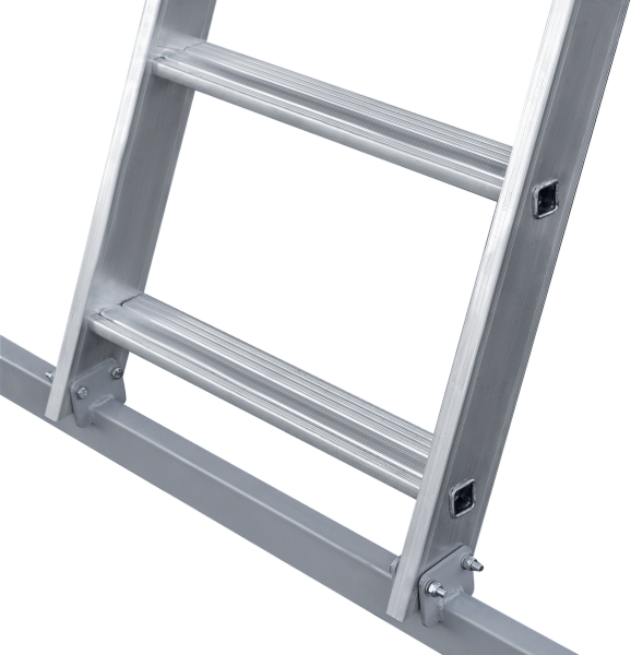 Индустриальная передвижная лестница-подмости 6 ступеней с платформой и ограждением NV5510 Новая высота 5510106