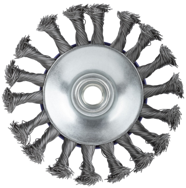 115 мм Щетка для УШМ «Тарелка» жесткая Cutop Profi 82-906