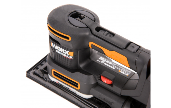 Виброшлифмашина аккумуляторная WORX WX820, 20В, 2Ач х 1,кейс