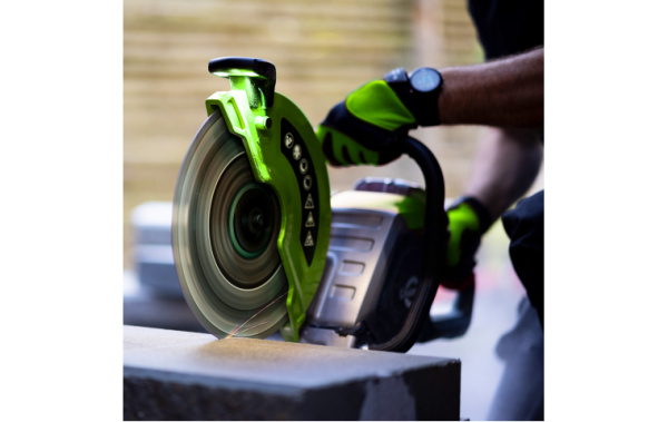 Бетонорез аккумуляторный PC141 350 мм 82В (диск в комплекте) Greenworks