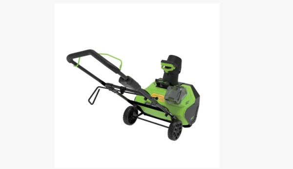 Снегоуборщик аккумуляторный Greenworks GD60PSTK4 60В (в комплекте АКБ 4А/ч + ЗУ)