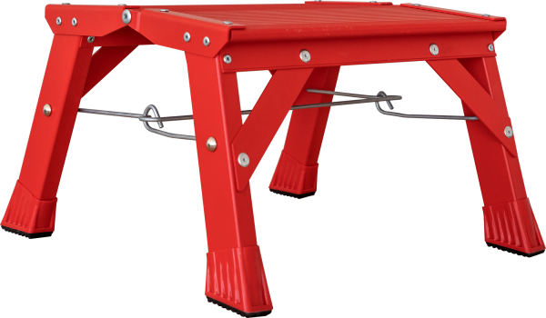 Подставка красная алюминиевая с площадкой 260 мм NV 2127 Новая высота 2127201-033