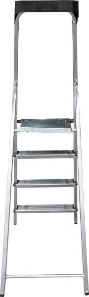 Стремянка алюминиевая 4 ступени с органайзером NV1115 Новая высота 1115104