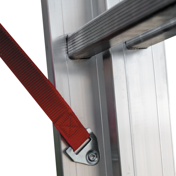 Лестница профессиональная алюминиевая 3х16 ступеней трёхсекционная NV3231 Новая высота 3231316