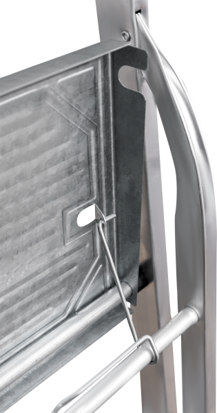 Стремянка алюминиевая 3 ступени с органайзером NV1115 Новая высота 1115103