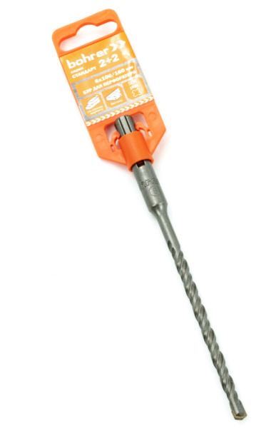 6x100/160 мм Бур по бетону SDS-plus Стандарт Bohrer 30106160