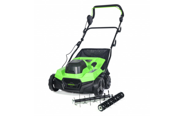 Аэратор-скарификатор аккумуляторный GD40SC38IIK4 40В (в комплекте АКБ 4А/ч + ЗУ) Greenworks