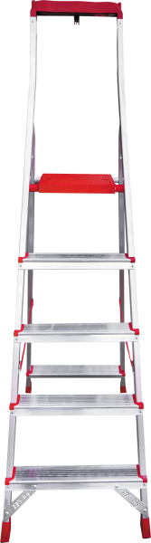 Стремянка профессиональная алюминиевая 5 ступеней органайзер NV3115 Новая высота 3115105