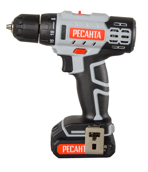 Дрель-шуруповерт аккумуляторная ДА-14-2ЛК Ресанта