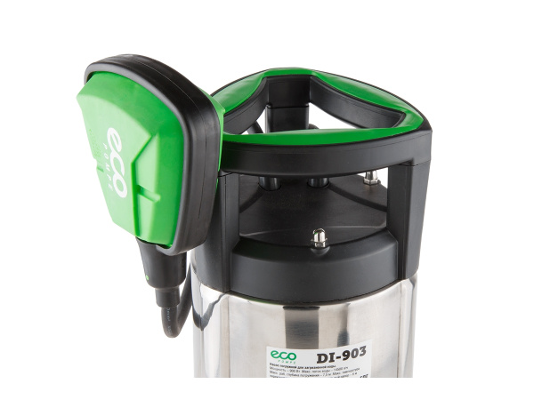 Насос погружной для загрязненной воды, нерж. ECO DI-903, 900Вт (900 Вт, 14500 л/ч, 9 м)