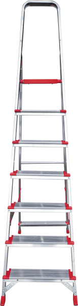 Стремянка профессиональная алюминиевая 7 ступеней 130 мм NV3117 Новая высота 3117107