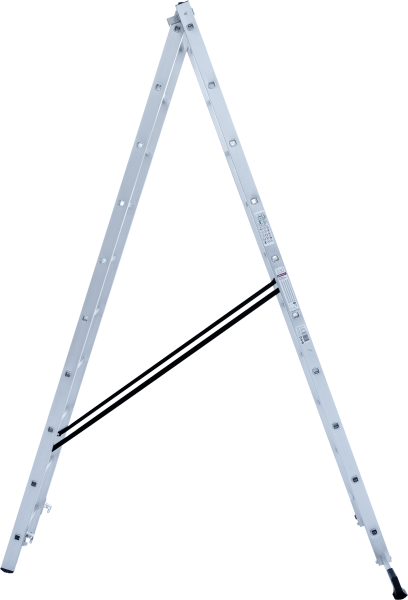 Лестница алюминиевая двухсекционная 2x10 ступеней NV1220 Новая высота 1220210