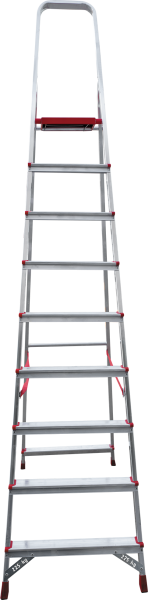 Стремянка профессиональная алюминиевая 9 ступеней NV 3110 Новая высота 3110109