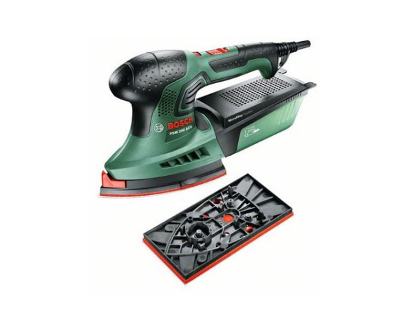 Виброшлифмашина универсальная BOSCH PSM 200 AES в чем. 