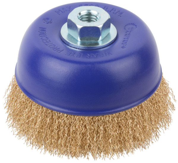 125 мм Щетка для УШМ «Чашка» латунь Cutop Profi 82-896