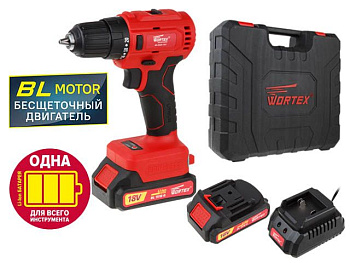 Аккум. дрель-шуруповерт WORTEX BD 2025-1 Dli