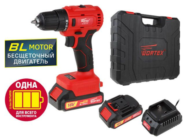 Аккум. дрель-шуруповерт WORTEX BD 2025-1 Dli