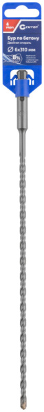 6x250/310 мм Бур по бетону SDS-plus Cutop Profi 40-6310