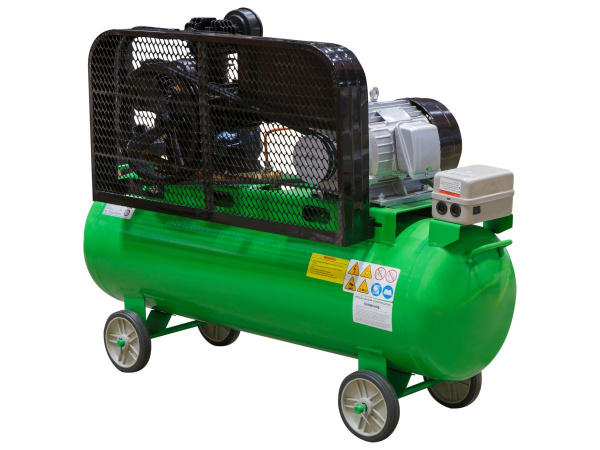 Компрессор ECO AE-1005-2 (580 л/мин, 8 атм, ременной, масляный, ресив. 100 л, 380 В, 3.00 кВт)