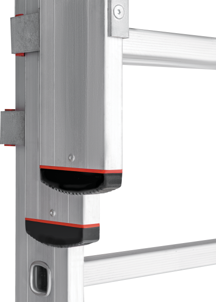 Лестница индустриальная трехсекционная с тросовой тягой 3x14 ступеней NV525 Новая высота 5250314