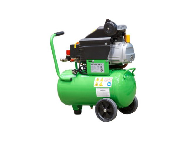 Компрессор ECO AE-251-3 (235 л/мин, 8 атм, коаксиальный, масляный, ресив. 24 л, 220 В, 1.50 кВт)