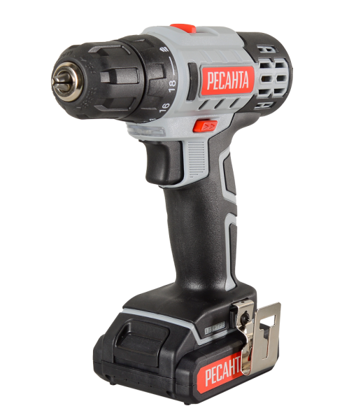 Дрель-шуруповерт аккумуляторная ДА-14-2ЛК Ресанта