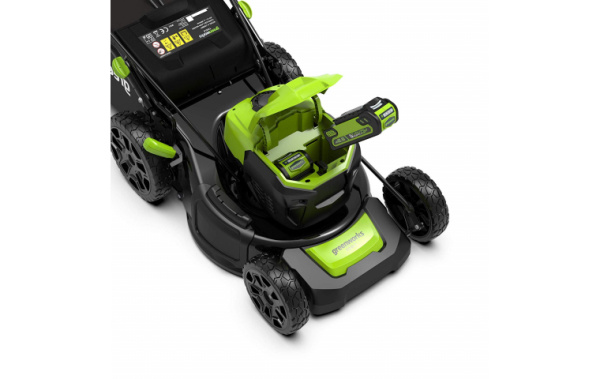 Газонокосилка аккумуляторная самоходная GD40LM46SPK5 46см 40В (в комплекте АКБ 5А/ч + ЗУ) Greenworks