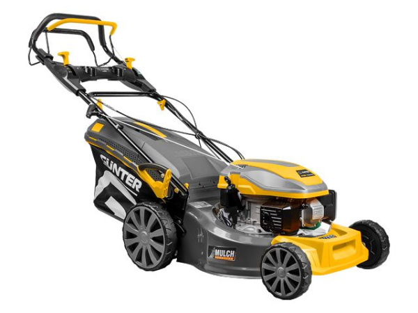 Газонокосилка бензиновая GUNTER LMB-480 SV самоходная (5.5 л.с., шир. 48 см, самоходная (вариатор), мульчир., стальн. корпус, травосборник 70 л)