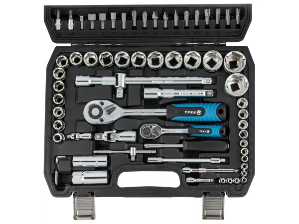 Набор головок и бит 94пр. ТРЕК (1/4", 1/2", 6 граней)