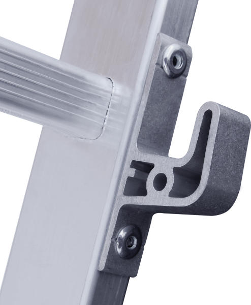 Лестница алюминиевая двухсекционная 2x16 ступеней NV1220 Новая высота 1220216