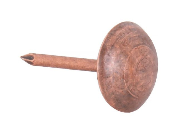 1,2x16 мм Гвозди декоративные Сфера 1.2х16 мм медь (7500 шт.)