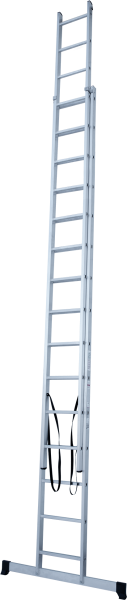 Лестница алюминиевая двухсекционная 2x15 ступеней NV1220 Новая высота 1220215