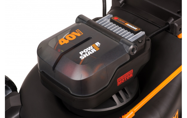 Газонокосилка аккумуляторная самоходная WORX WG749E 40В 46см 4Ачх2 ЗУ 2Ах2