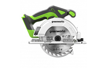 Циркулярная пила аккумуляторная GD24CS165 24В Greenworks