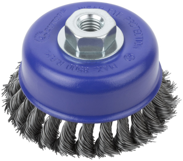 100 мм Щетка для УШМ «Чашка» жесткая Cutop Profi 82-899