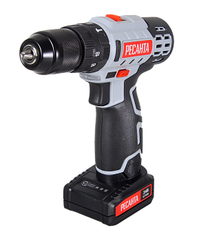 Дрель-шуруповерт аккумуляторная ДА-24-2ЛК-У Ресанта
