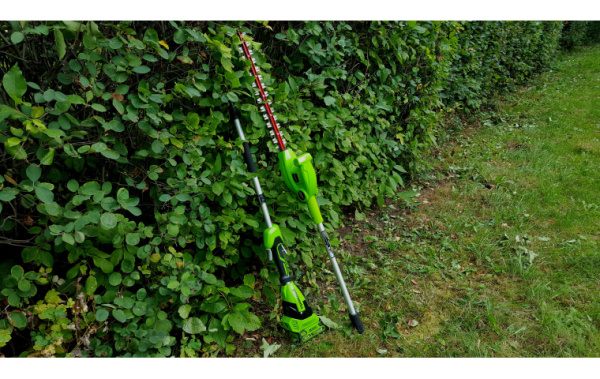 Кусторез штанговый аккумуляторный Greenworks G40PHА 40В