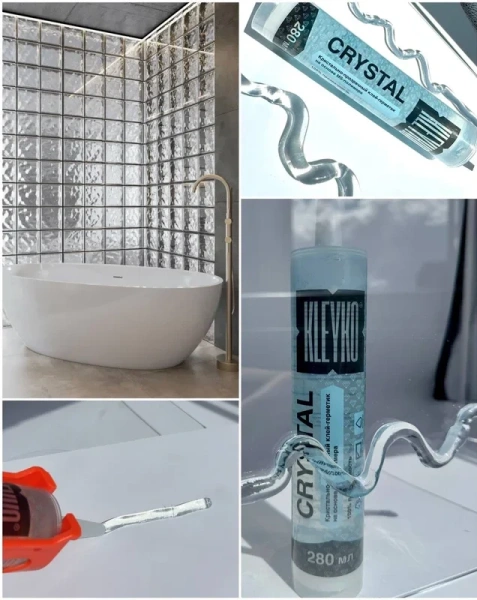 Клей-герметик 280 мл на гибридной основе прозрачный KLEYKO CRYSTAL Soudal 48179
