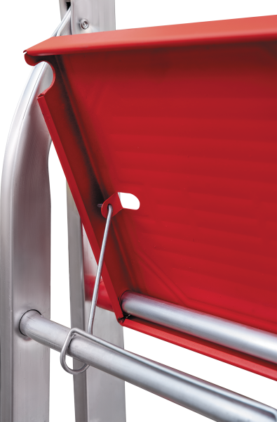 Стремянка профессиональная алюминиевая 3 ступени 130 мм металлические стяжки NV3119 Новая высота 3119103