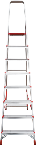Стремянка профессиональная алюминиевая 8 ступеней NV 3110 Новая высота 3110108