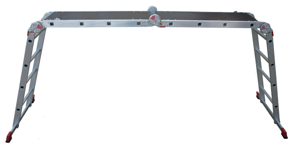 Лестница-трансформер профессиональная 4x4 ступеней с помостом ширина 400 мм NV3330 Новая высота 3330404