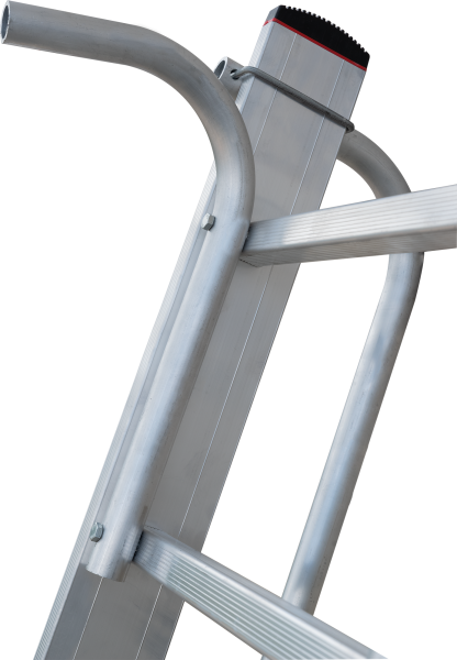 Лестница индустриальная односекционная 19 ступеней с зацепами и поручнями NV5216 Новая высота 5216119