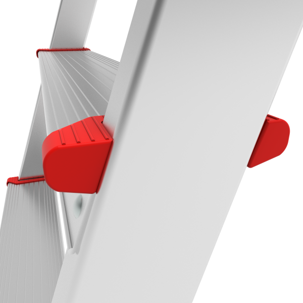 Стремянка профессиональная алюминиевая 8 ступеней с большой площадкой NV3130 Новая высота 3130108