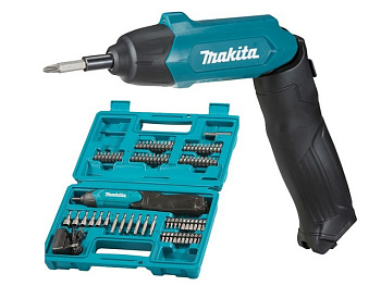 Аккумуляторный шуруповерт MAKITA DF 001 DW в чем.+ аксессуары 